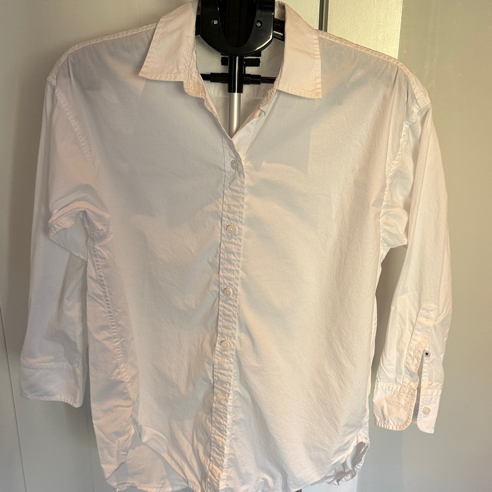 JCREW White Button-Up Shirt Size 6P